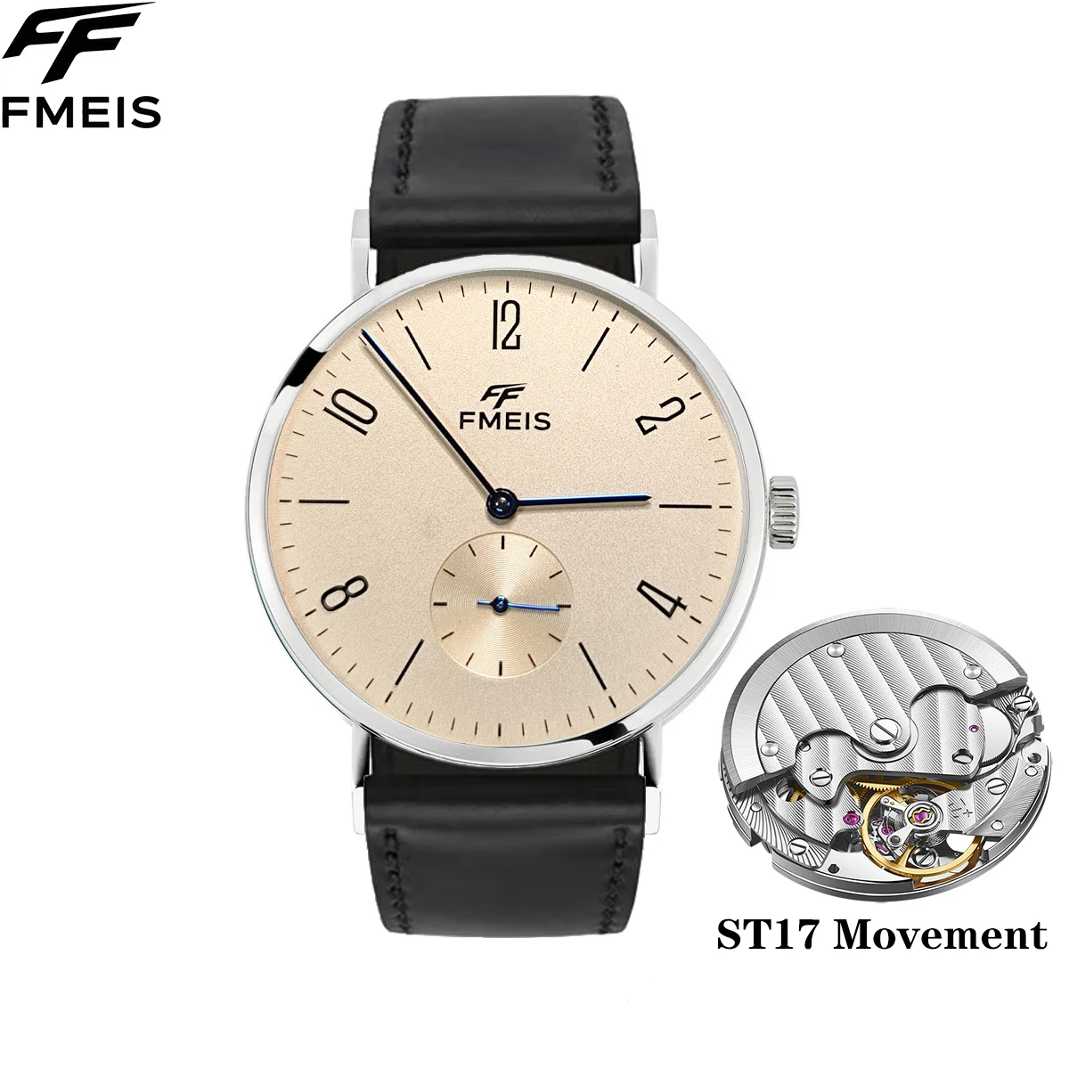 

Высокое качество Чайка 1963 оригинальный механизм ST17 автоматические мужские деловые часы Роскошные модные часы с сапфировым стеклом St1701 1963