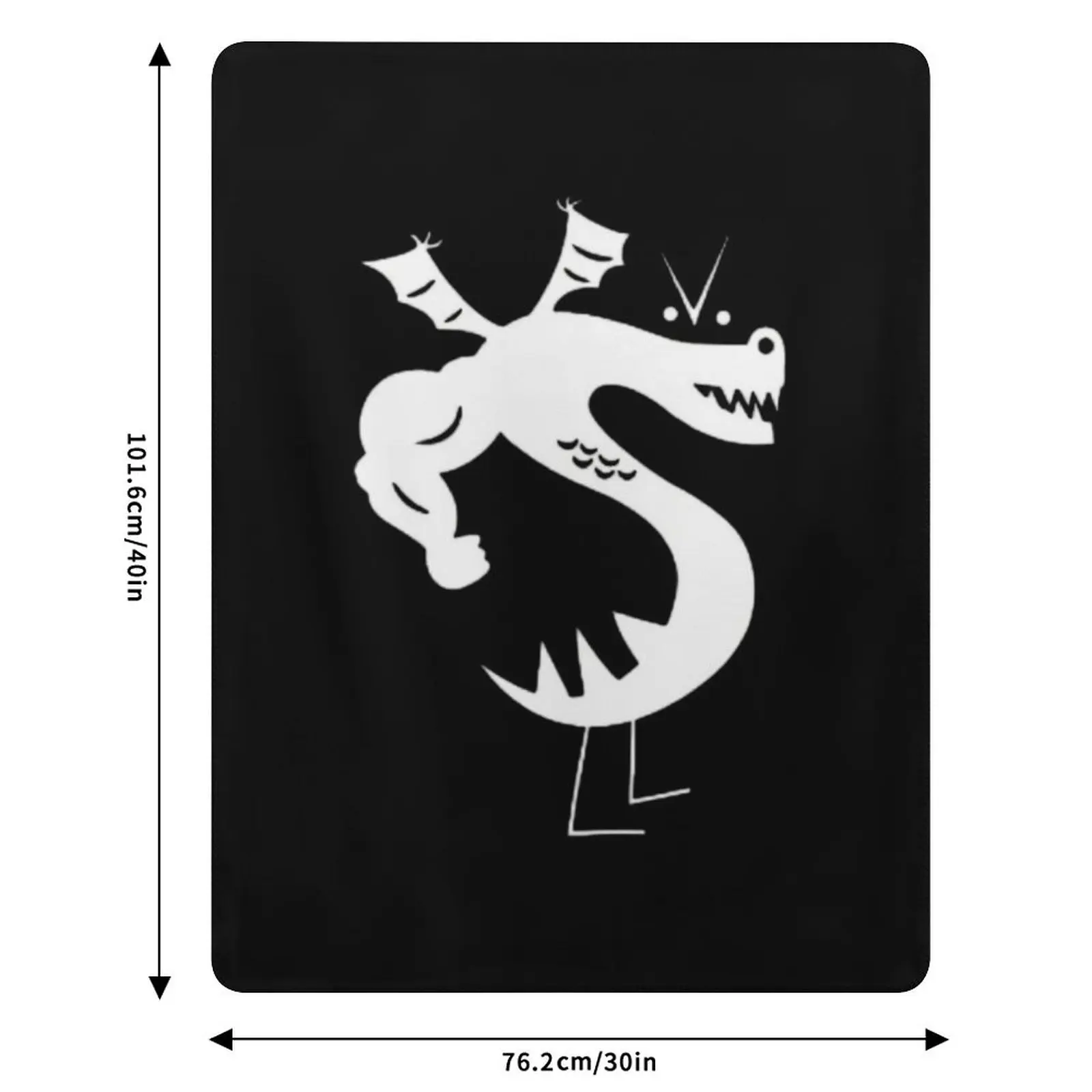 Trogdor the Burninator Dragon Throw Blanket Vintage cosplay anime anime Decorative Throw Blankets