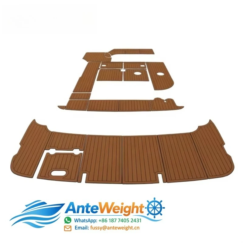 Other Marine Supplies Faux Teak EVA Foam 3m Adhesive Boat Deck Pads