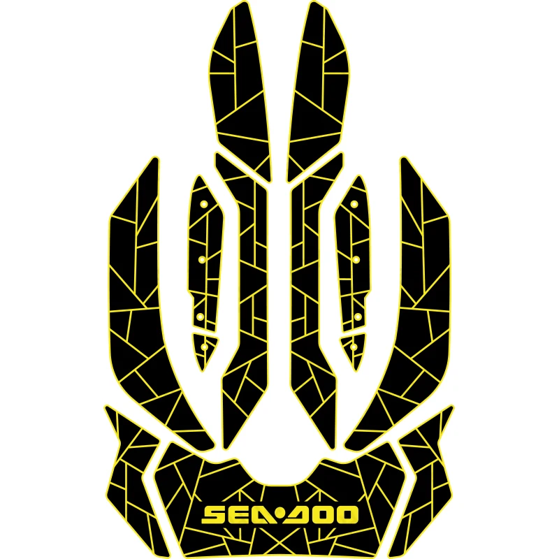 سجادات تزلج جت مخصصة، حصيرة جر للقوارب النارية غير قابلة للانزلاق، لـ Seadoo 2012-2016 RXP-X260,2012-2020 RXPX300,2017-2019 GTR-X230 #3