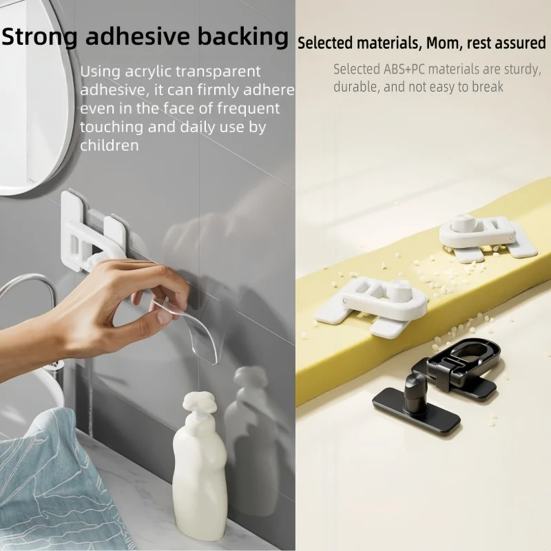 1 قطعة-4 قطعة سلامة الطفل قفل باب الثلاجة لا المسمار حريزعلى الأطفال قفل الثلاجة أقفال حماية سلامة الطفل لخزانة الميكروويف