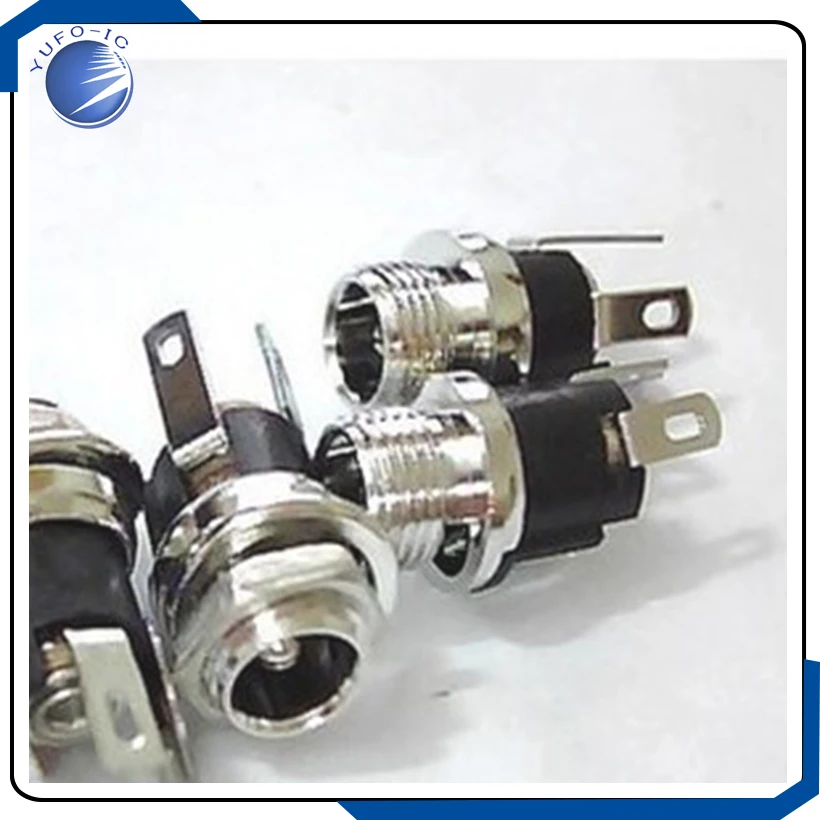 10PCS/Lot  DC-025M metal DC DC-021 socket DC   socket DC-005 5.5-2.1MM