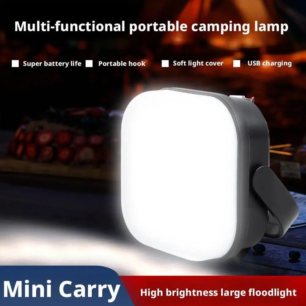 HOT Portable Outdoor Camping Lantern Multi-functional Mini Lamp USB Rechargeable Emergency Light for Outdoors Fishing