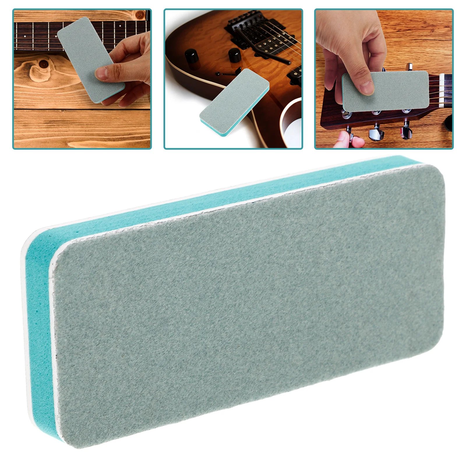 

1pcs Grinding Block Repair Tool Light Green Sanding Sponge Durable Maintenance Kit File Beveling Luthier Accessories Instrument