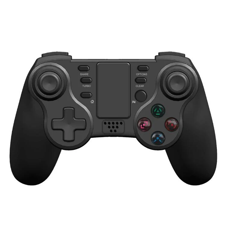 الجملة اللاسلكية الغروب البرتقالي لمحطة اللعب 4 غمبد مزدوج صدمة لعبة فيديو وحدة التحكم ل PS4 المقود أذرع التحكم في ألعاب الفيديو