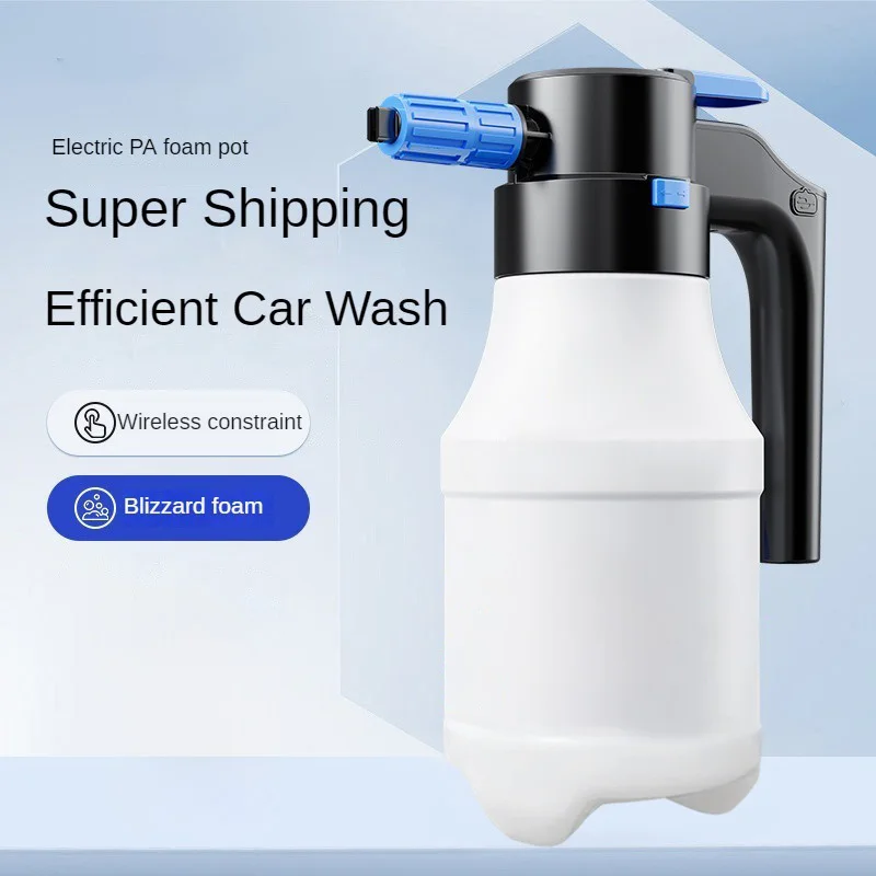 

Electric Detailing Sprayer 1.5L Foam Sprayer Spray Foam Cleaner Car Wash Foamer High Pressure For Car Washing Gardening Supplies