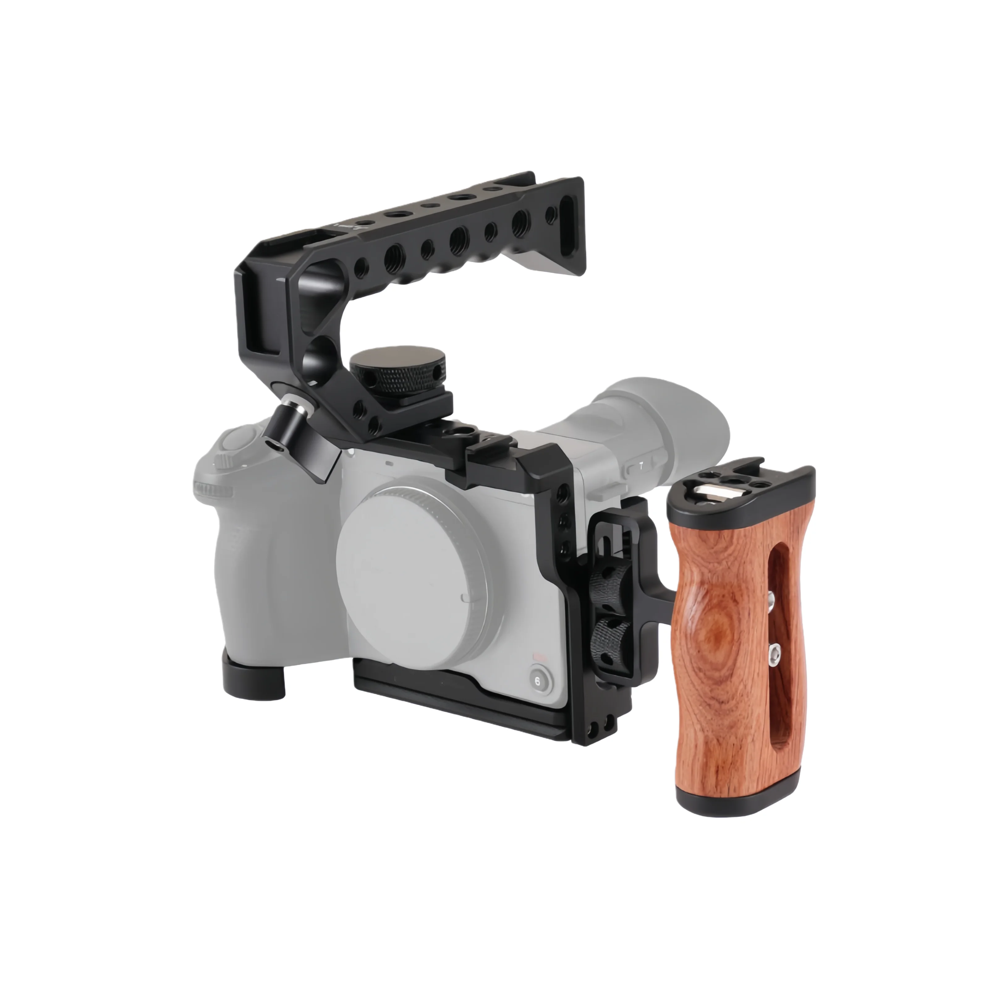 

Клетка для камеры с быстросъемным стабилизатором, подходит для Sony FX2, расширение функциональности для видеоблогов, алюминиевая защитная рамка