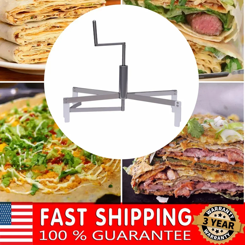 

NEW 201 Stainless Steel Pancake Maker with Handle, Stainless Steel Crepe Spreader, 16" Layer Cake Spreader Tool, Pancake Maker