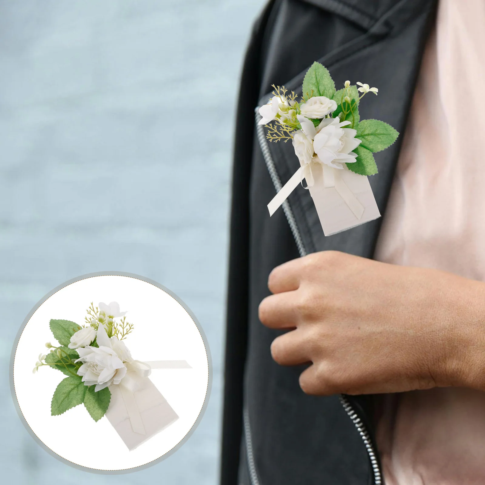 Corsage Nail Decoration for Boys, Boutonniere, Flower Accessories, Birthday, Bridal Party, Wedding, Men