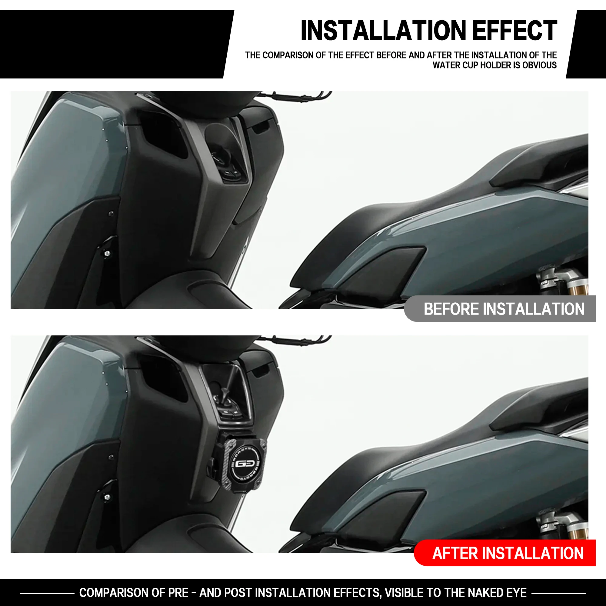 Motorcycle Special bracket with stand for water cup For Yamaha NMAX 155 Nmax155 2020-2025 Beverage Water Drink Cup Holder