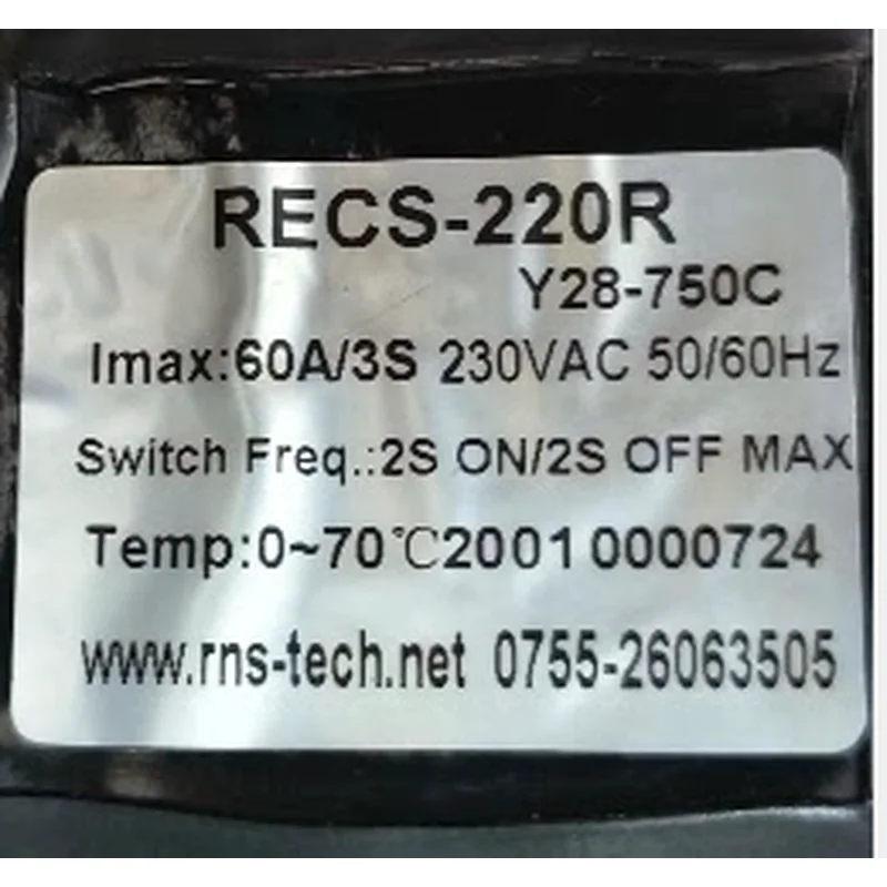 RECS-240R 120A & RECS-220R Electronic Centrifugal Switch Single Phase Motor Intelligent Starter Replacement Relay