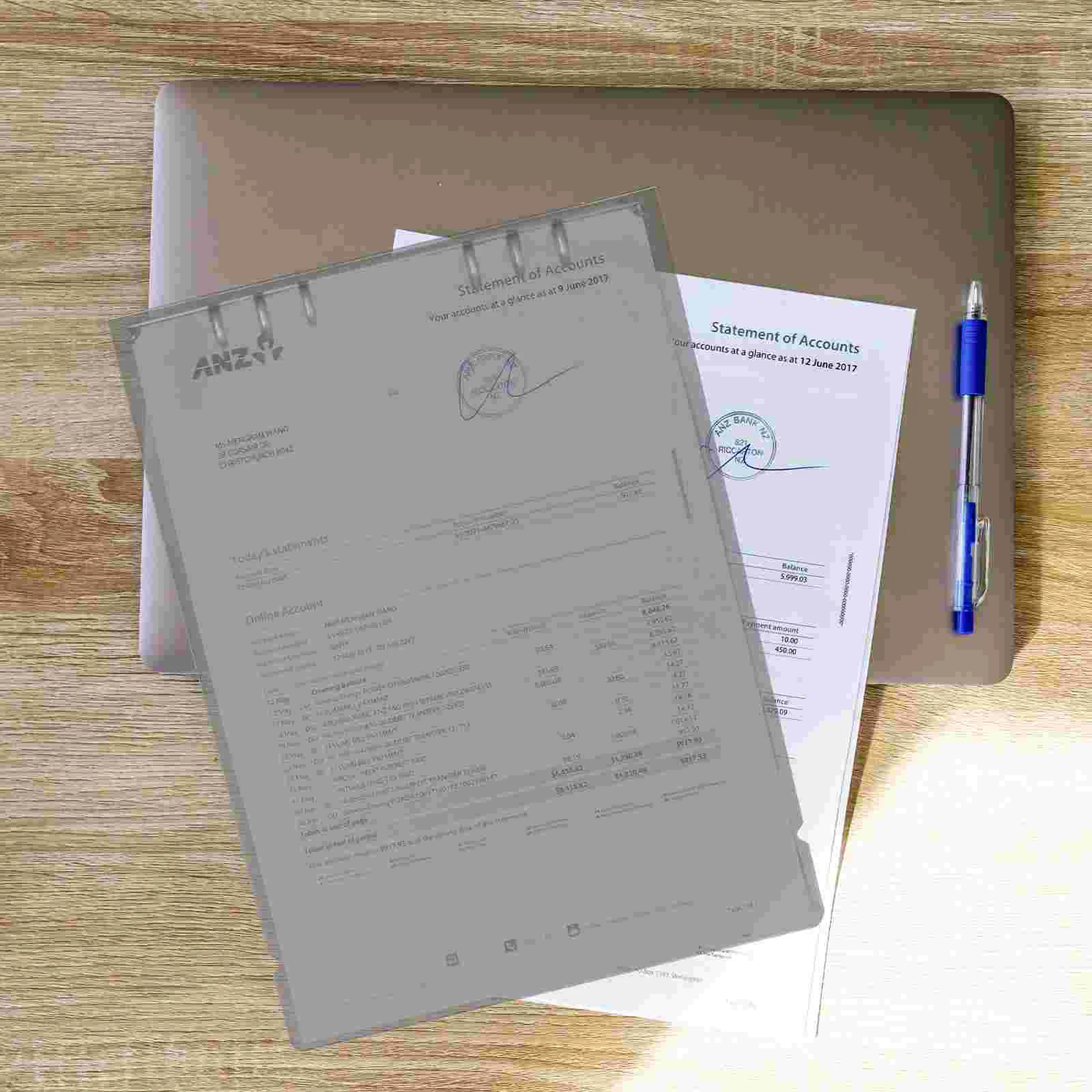 스크랩북 화이트 6 홀 폴더 메모장 바인더, 스크랩북 쉘 플라스틱 느슨한 잎 파일