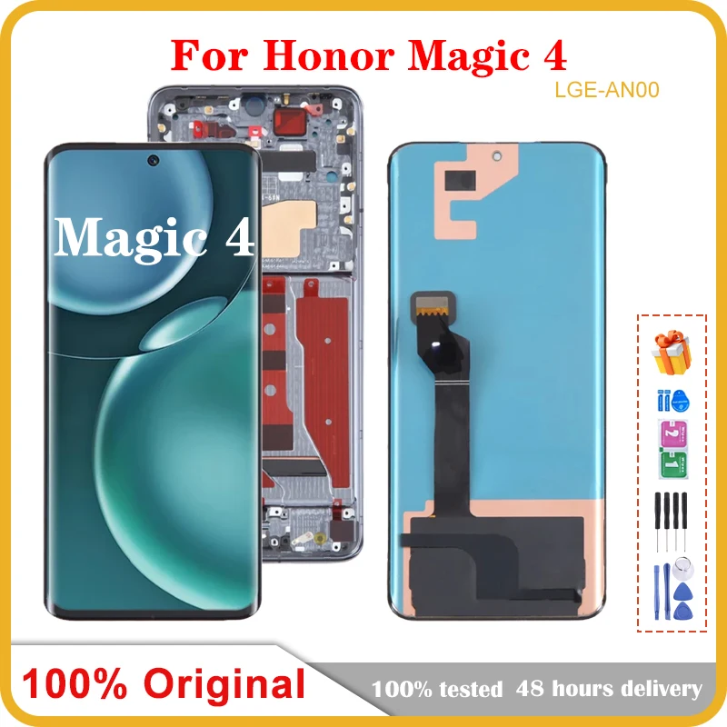 

6.81" Original OLED For Huawei Honor Magic 4 LGE-AN00 LCD Display Touch Screen Digitizer Assembly Replacement Honor Magic4 LCD