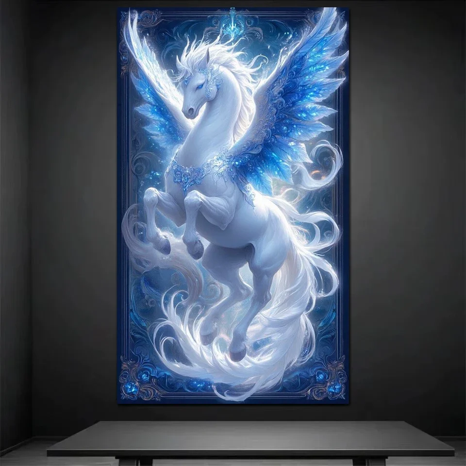 Pintura artística de diamante - Embroidery Horse reseña y precio