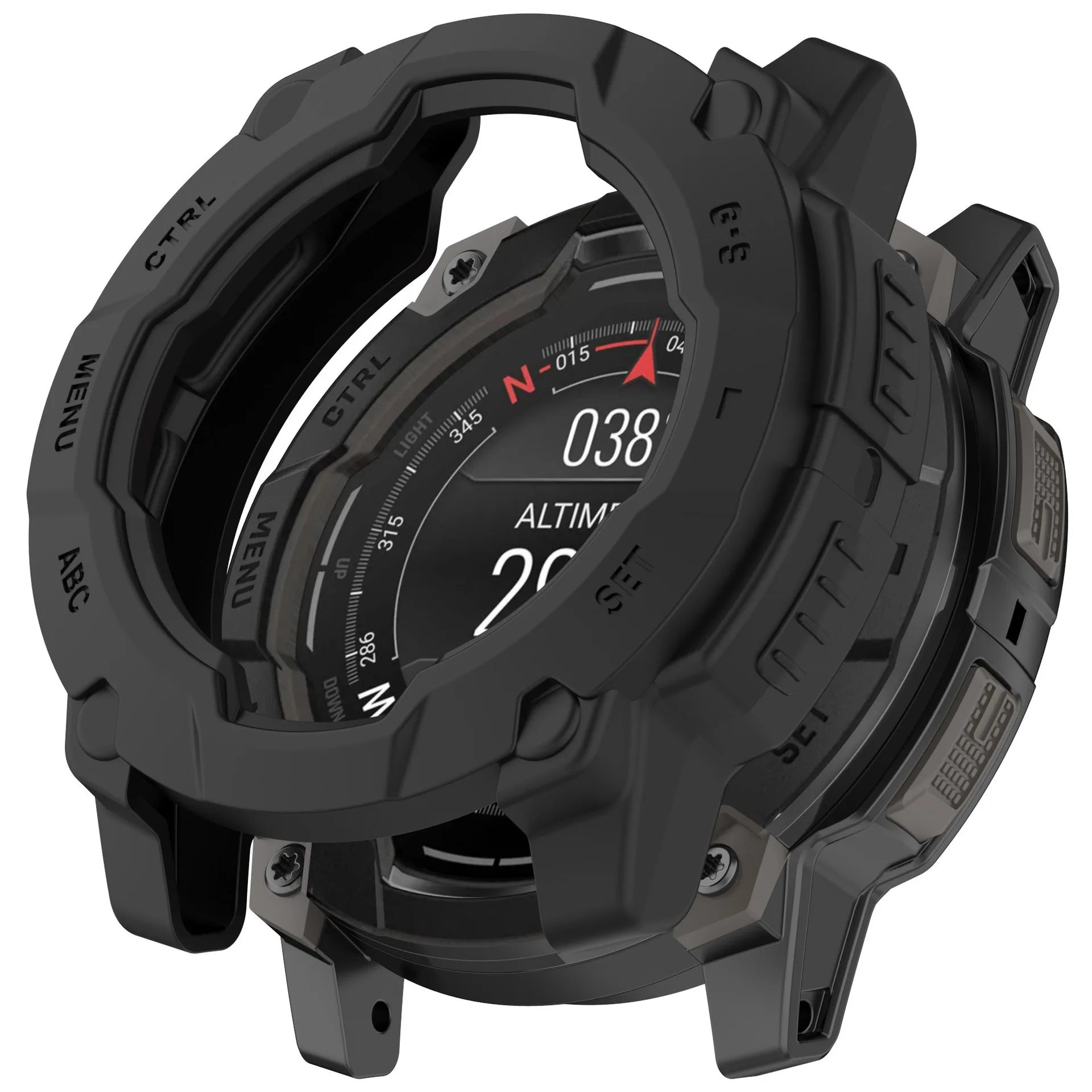 30 шт. защитный чехол из ТПУ для Garmin Instinct 3 45 мм 50 мм солнечные умные часы противоударный мягкий чехол-бампер из ТПУ с защитой от падения