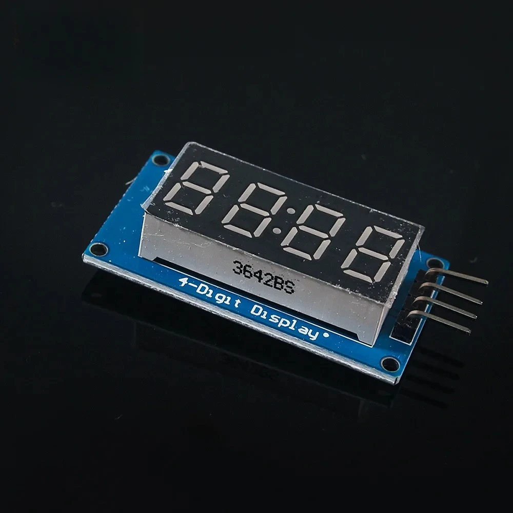 TM1637 0.36 Inch 4 Bits Digit LED Display Module Red Anode Tube Serial Driver for Arduino DIY Clock Projects