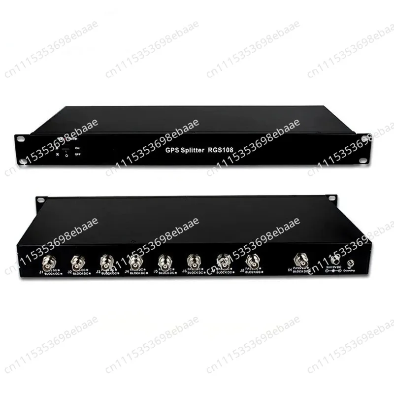 Rack-mounted GPS/BeiDou power divider, 8-channel output splitter, GNSS distributor, RGS108