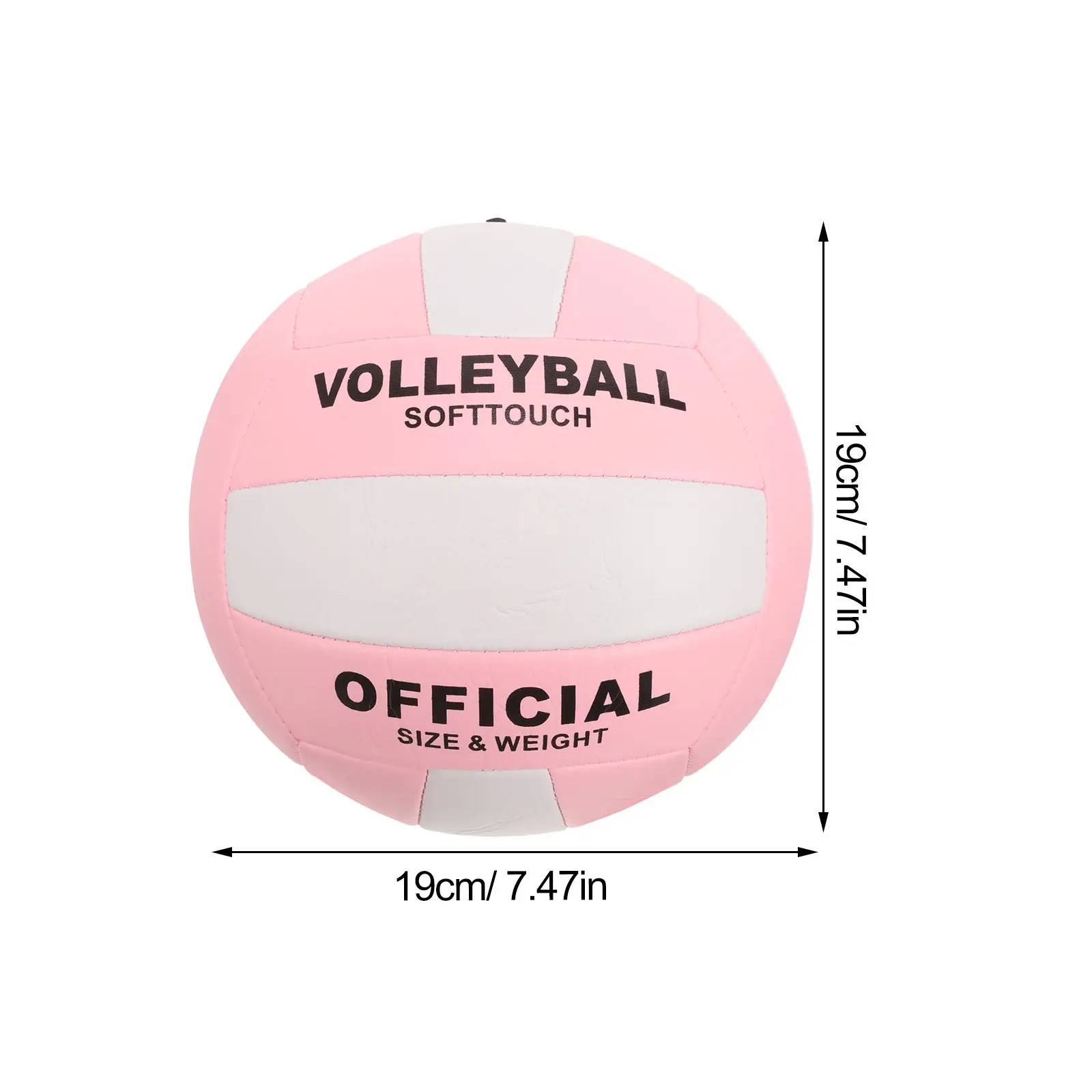 Inflatable Training Volleyball Official Size 5 Soft Indoor Volleyball PU Surface for Superior Ball Control Durability