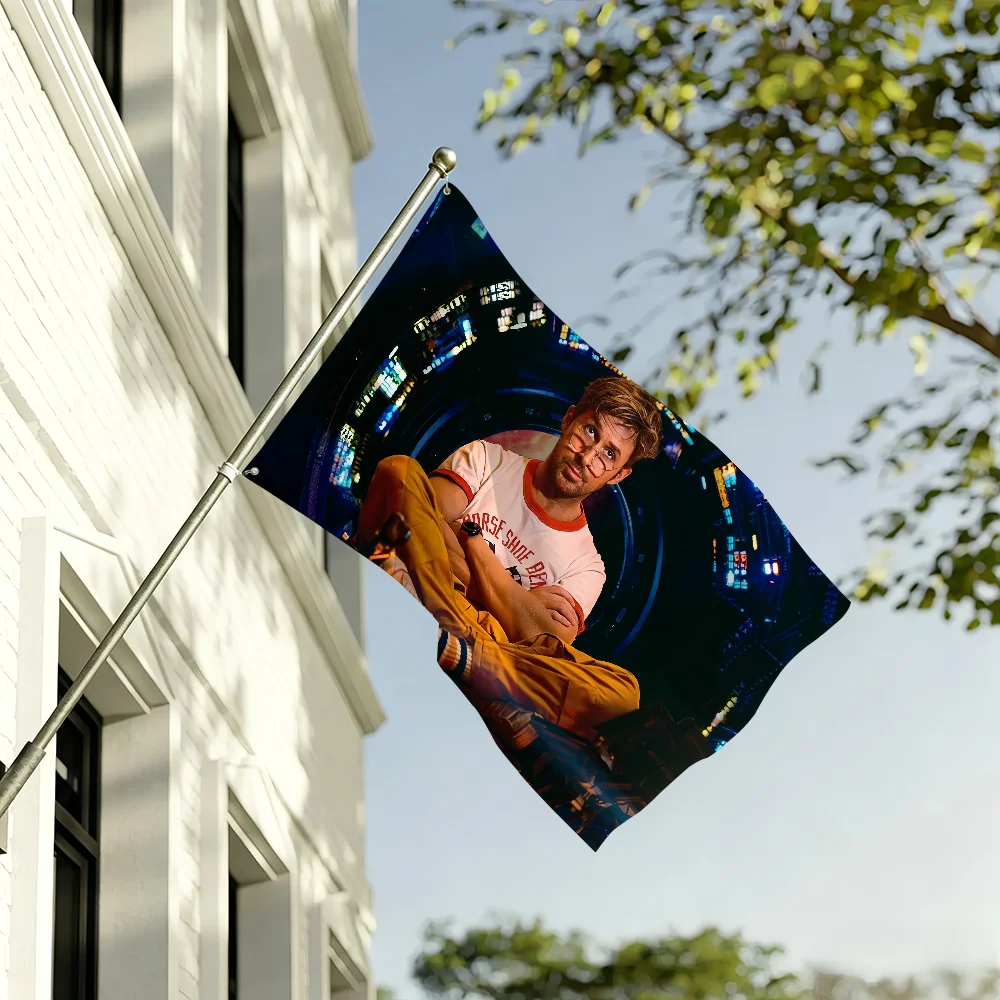 R-Ryan Gosling Actor flag For Living Room Home Dorm Decor Wall Outdoor Camping Party Banner Gifts