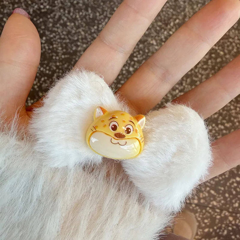 4 قطع دبوس شعر لطيف من Zootopia مشبك شعر فتاة الفاكهة الكرتونية، مشبك شعر لطيف للأطفال، شعر عصري #4