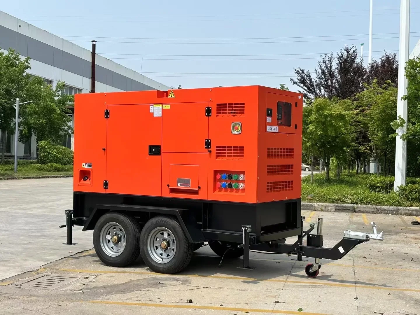 25kva 30kva 40kva 50kva 60kva diesel generator 100kva 150kva 200kva 250 kva with Cummins tralier mobile silent diesel generator