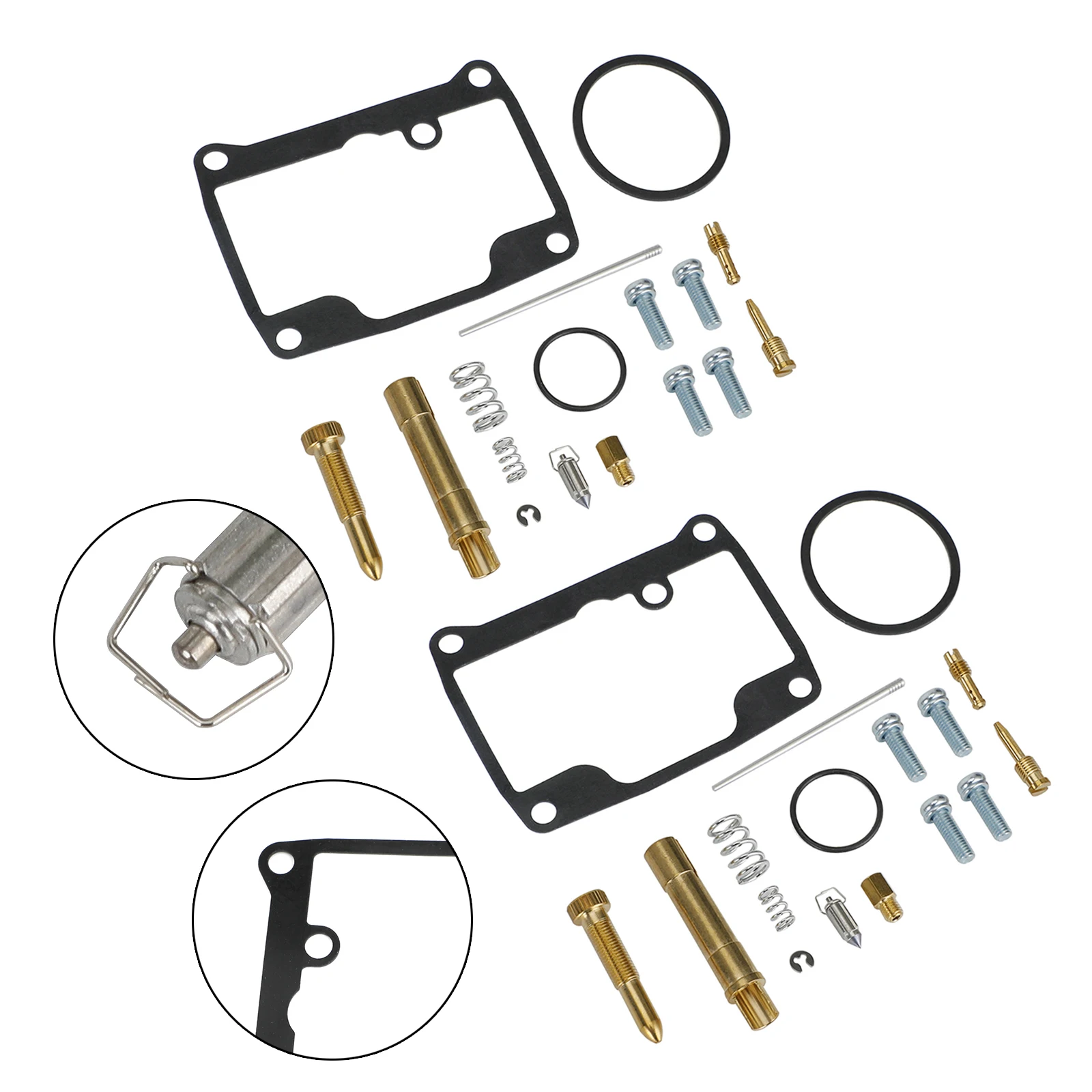 Areyourshop 2X Carburetor Rebuild Repair Kit fit for MIKUNI VM34-619 Russian Mechanics RMZ-640 Motorcycle Accessories