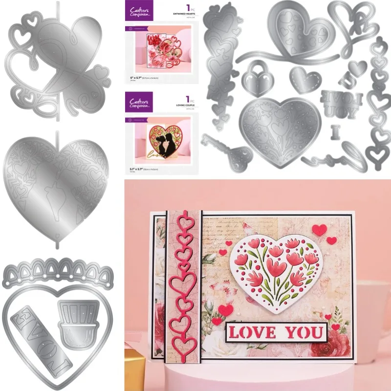 Love From Cupid Love Letters Always New Arrival 2026 Metal Cutting Dies Scrap booking DIY Decoration Craft Embossing Stencil