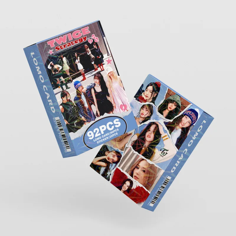 92 ピース/セット Kpop 二回ロモカードとステッカー新しいアルバム戦略 HD プリント高品質フォトカードナヨン Jeongyeon モモフォトカード