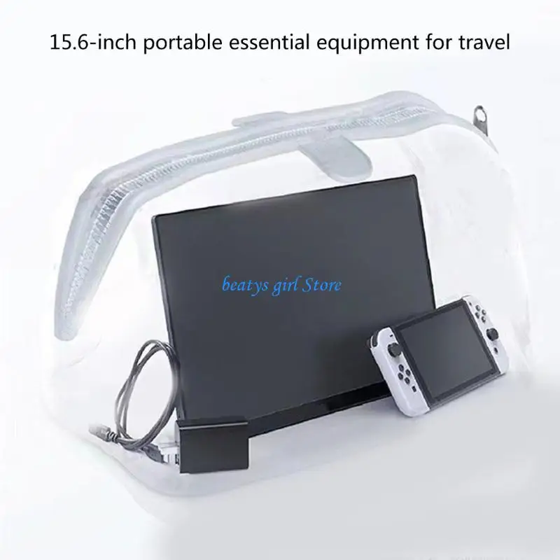 C7AB شاشة لابدوك المحمولة 15.6 بوصة لوحة المفاتيح 10 نقاط اللمس 1080P IPS شاشة لمس للتبديل #3