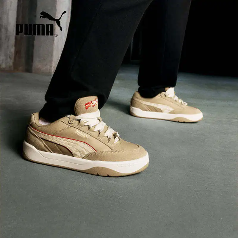 Puma 406668-01 Unisex Skateboard Shoes Leather Upper Thick Sole Casual Sneakers