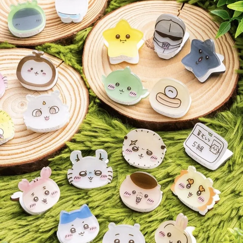 Jikikawa Cartoon Hairpin Cute Girl Side parting hair clip with small hook and acrylic material Attractive and practical girl