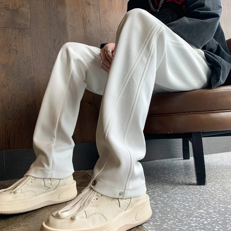 

Мужские спортивные повседневные брюки прямого кроя, модные и удобные брюки прямого кроя для весны и осени