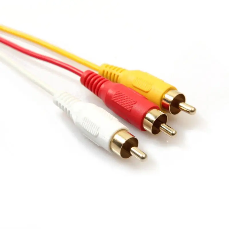 1080p HDMI-совместимый с 3 RCA кабелями Видео Аудио HDMI штекер на 3RCA Трансмиссия аудио компонент адаптер ПВХ шнур для HD TV