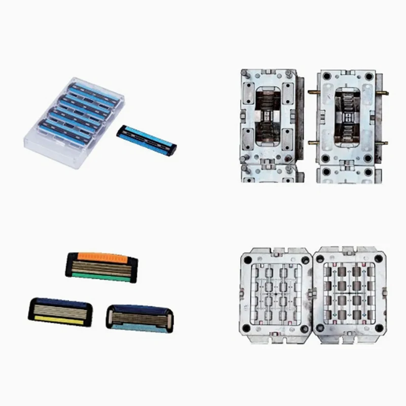 Injection Molding Service Manufacturing Multi-Cavity Injection Molds for Razor Blades Made of Mold Steel