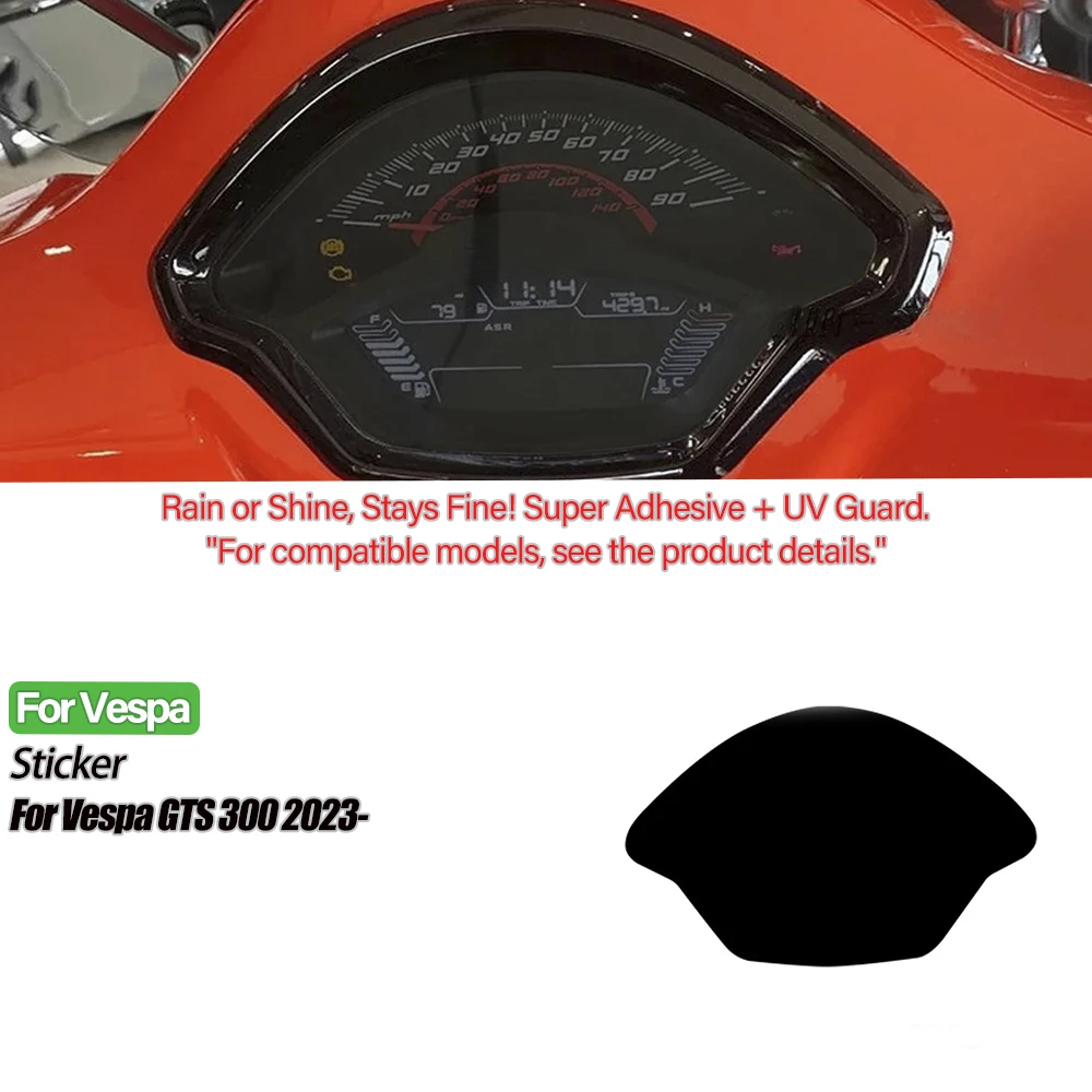 

Motorcycle Meter Headlight Taillight Fog Lamp Turn Signal TPU Protection Film For VESPA GTS300 gts300 GTS 300 2023 2024