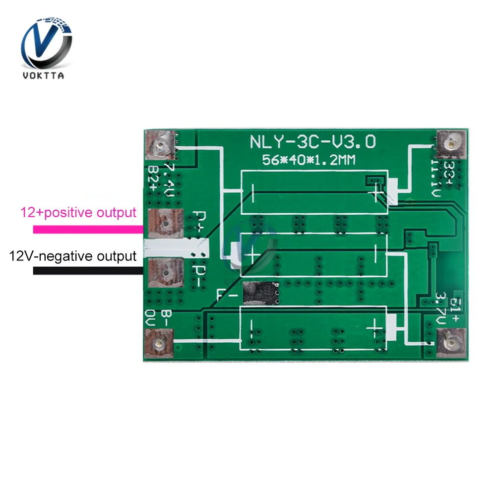 BMS 3S 12V 40A Balancer PCM 18650 Lithium Battery Protection Board 3S BMS Li-ion Charger Charging with Balance  for Drill Motor