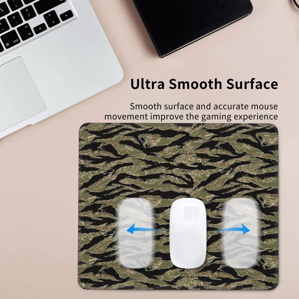 Alfombrilla de ratón de camuflaje militar a rayas de tigre, alfombrilla para teclado de ordenador, alfombrilla para ratón, alfombrilla para escritorio de PC, accesorios de oficina, alfombrillas para mesa