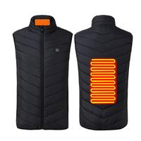 2025 Men Heated Waistcoat USB Heating Jacket 3 Temp Modes 2 Zones winter Vest Windproof Insulated Electric Thermal Heated Vest
