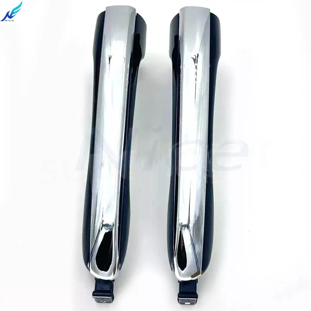 2 Pieces New Left Right Rear Outside Handle For 2009-14 Hyunda-i Genesis Sedan 3.8L 4.6L OEM 82651-3M000 82661-3M000