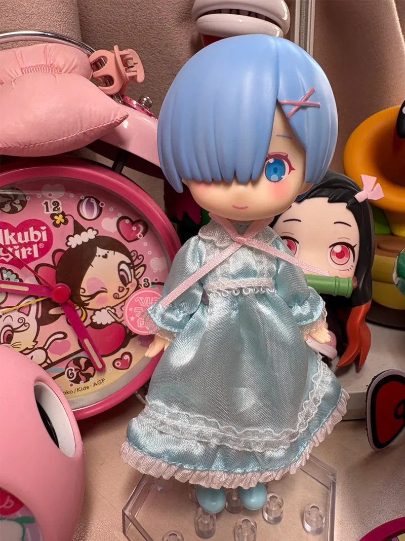 

In Stock Genuine Furyu Re:Zero Starting Life In Another World Rem Ram Pajama Melodoll Figure Collectibles 13cm Desktop Ornament