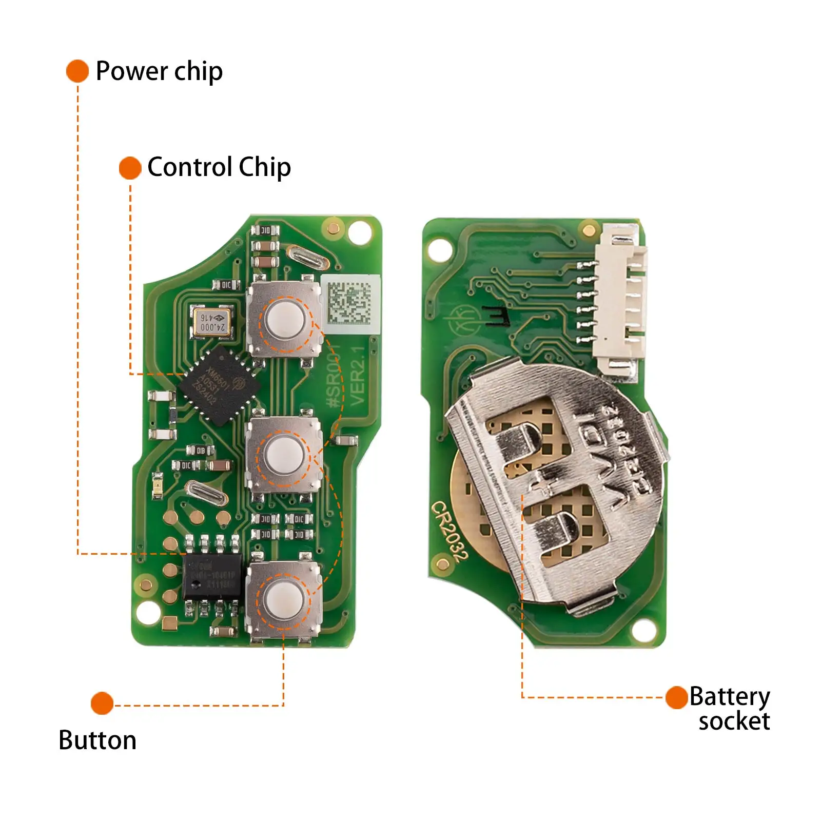 XHORSE XKB501EN Spezial-X001-Fernbedienung für VW B5-Stil 3-Tasten Kabelgebundene Universal-Fernbedienung für VVDI Mini Key Tool Englische Version – Detail 6