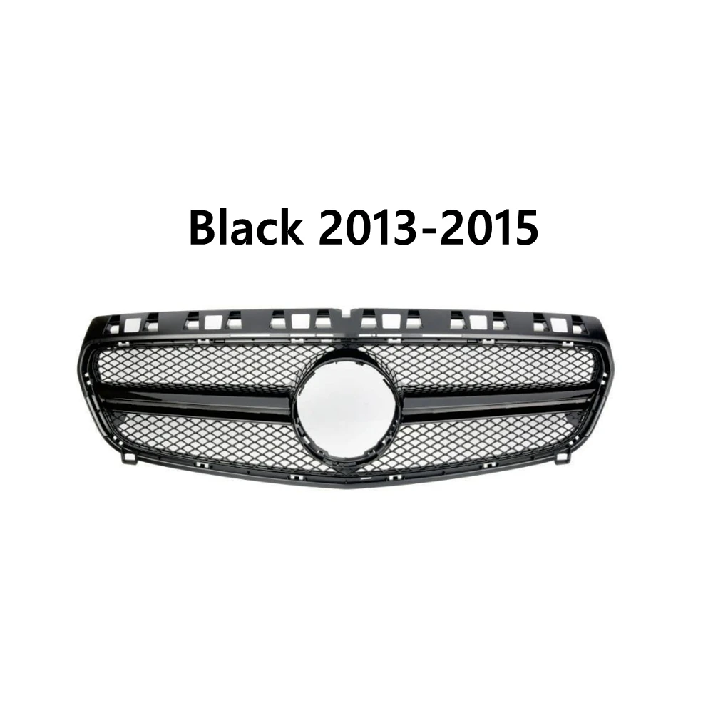 لمرسيدس A Class W176 Hatchback 2013 - 2015 2016-2018 A180 A200 A250 W176 Racing GT Grill تصفيف السيارة الأوسط ABS مصبغة #6