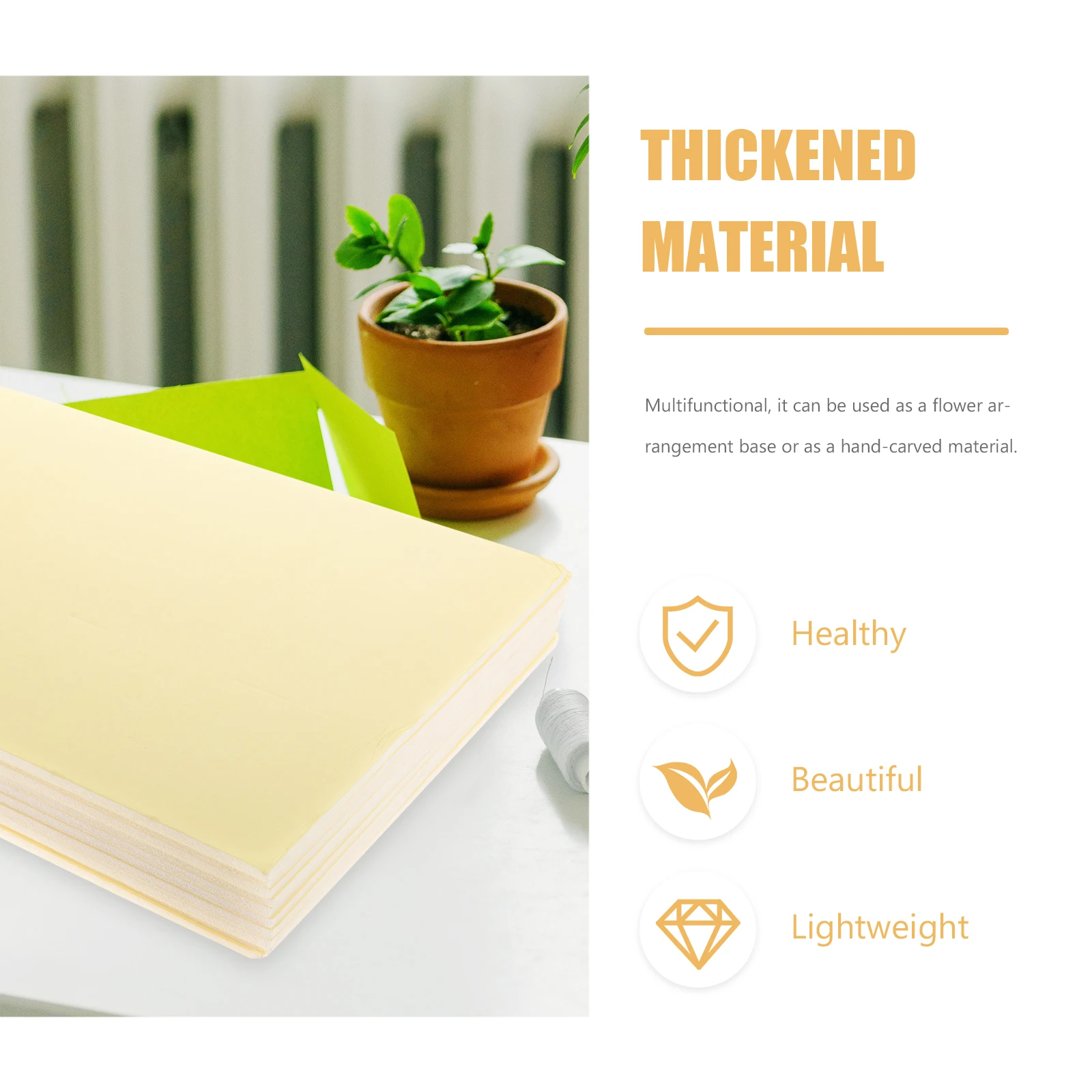 

10 Sheets Decorative Display Board Eva Foams Boards Office DIY Blank Paper Poster Cardboard