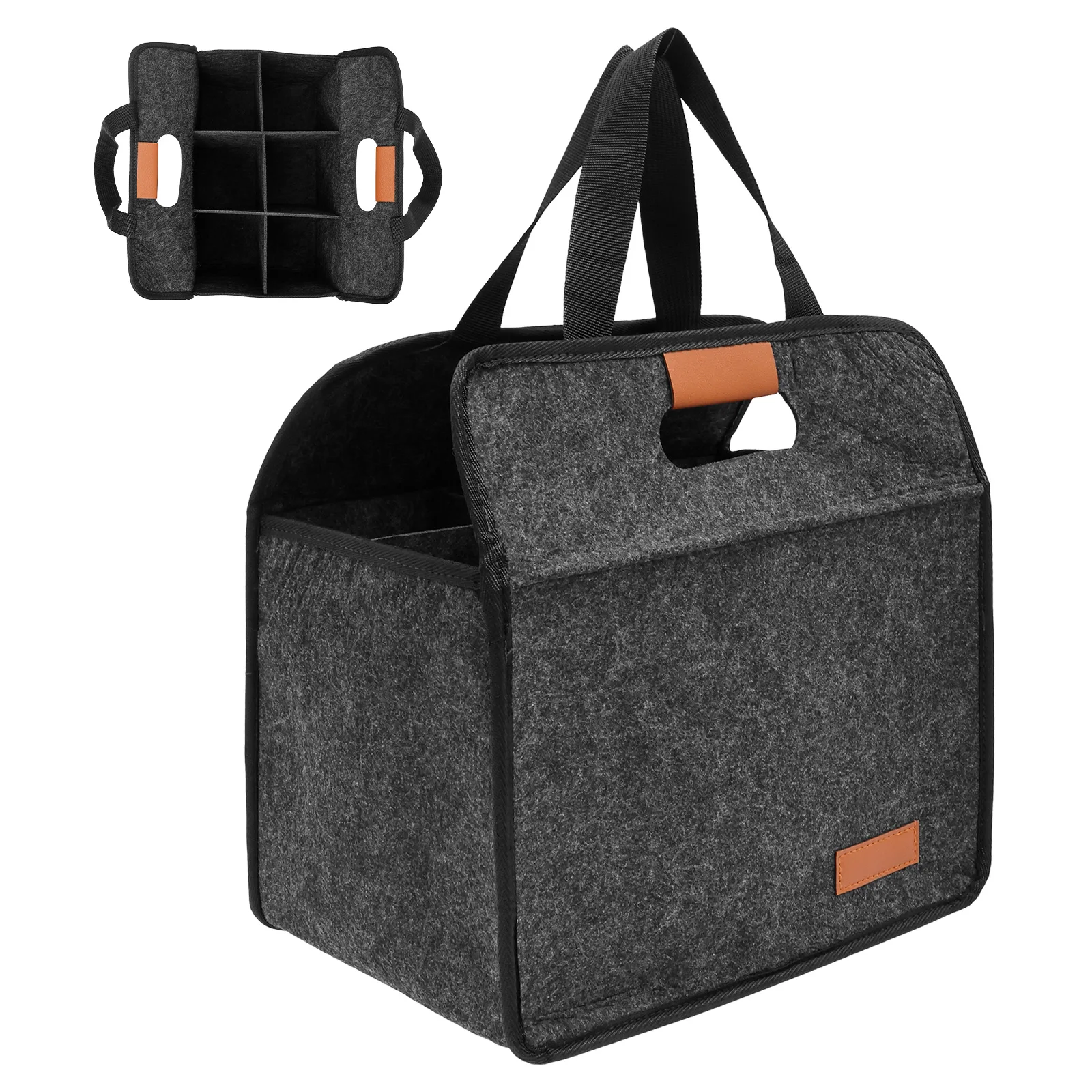 Coffee Equipment Travel Bag - 6 Bottle Drink Cup Carrier Foldable