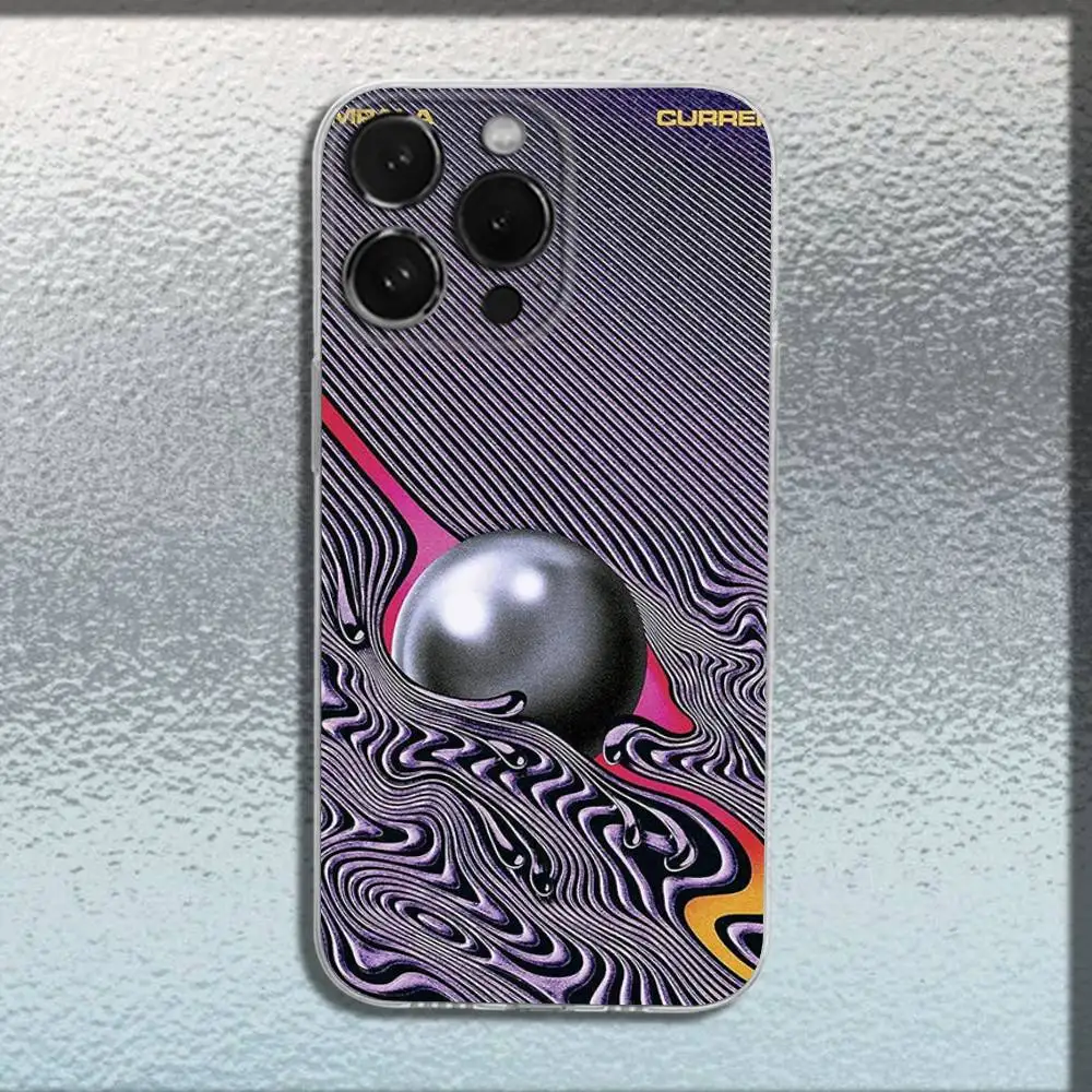 เคสโทรศัพท์ลายศิลปะไซเคเดลิก Tame Impala สำหรับ iPhone 17,16,15,14,13,12,11,Pro,Max,Plus,E,SE4,Air,Mini แบบใส