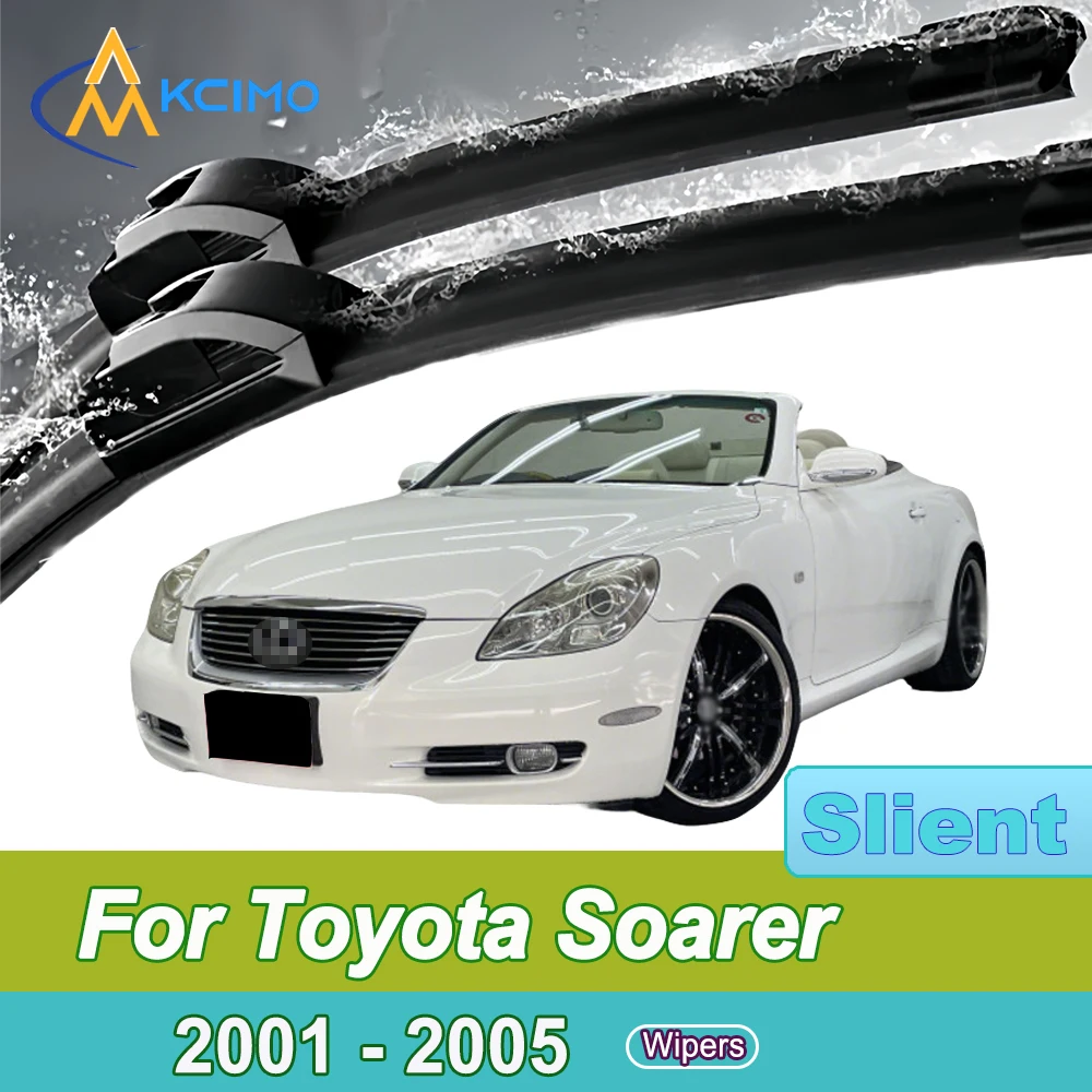

Silent Beam Wiper Blades For Toyota Soarer Z40 2001-2005 Lexus SC (Z40) Noise-Free Windshield Wipers High-Performance