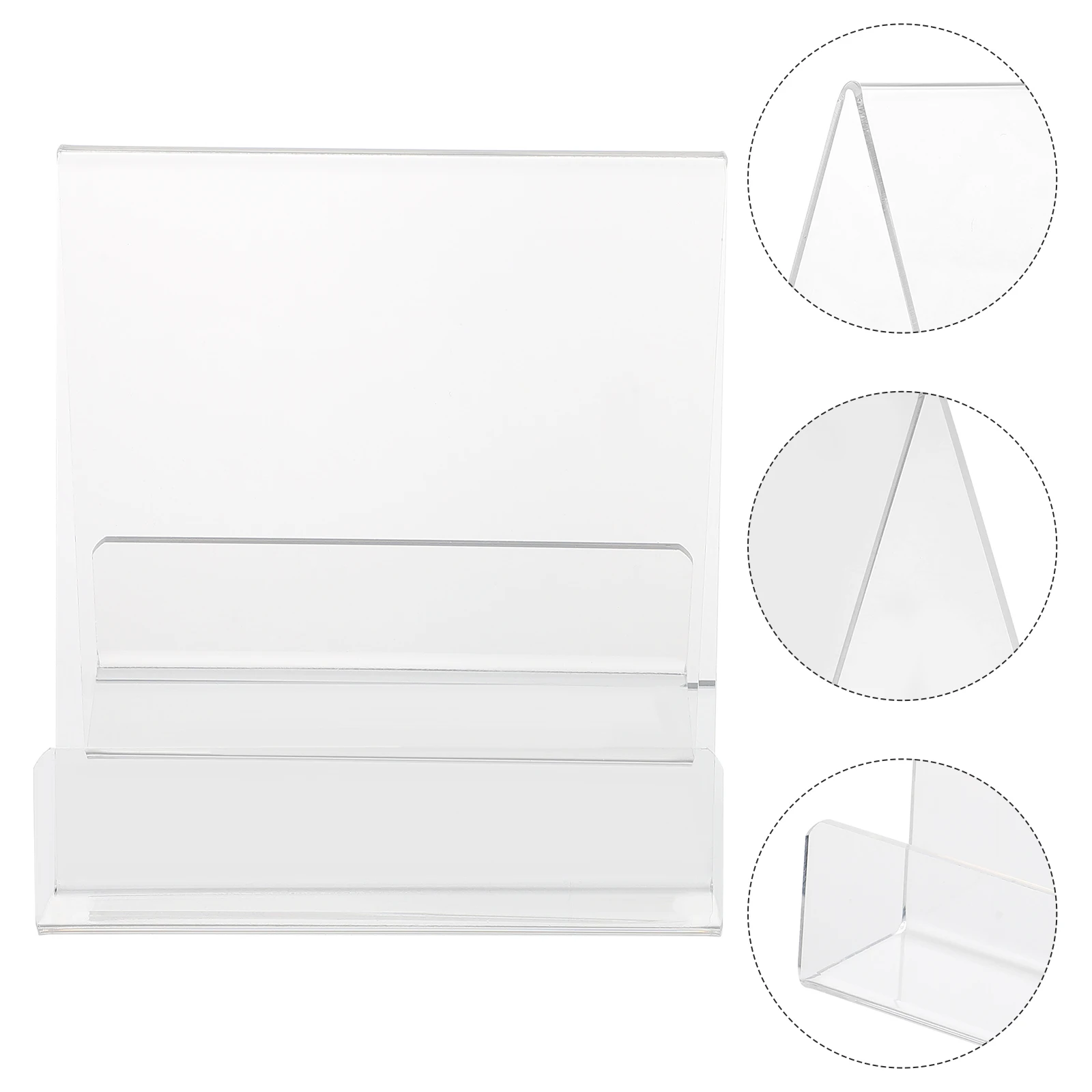 

Magazine Display Stand Bookend Bookshelf Holder Record Showing for Acrylic Student