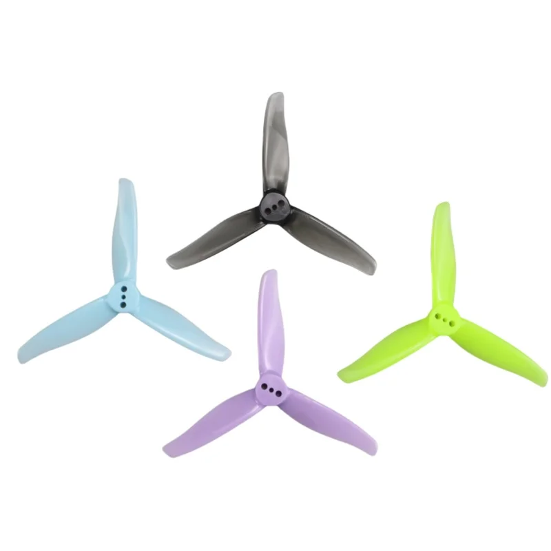 8pcs Gemfan 3016 Propeller 1.5m 2mm Hole 3 Inch 3 Blades Clockwise Counterclockwise FPV Propeller for 3 Inch FPV Racing Drone
