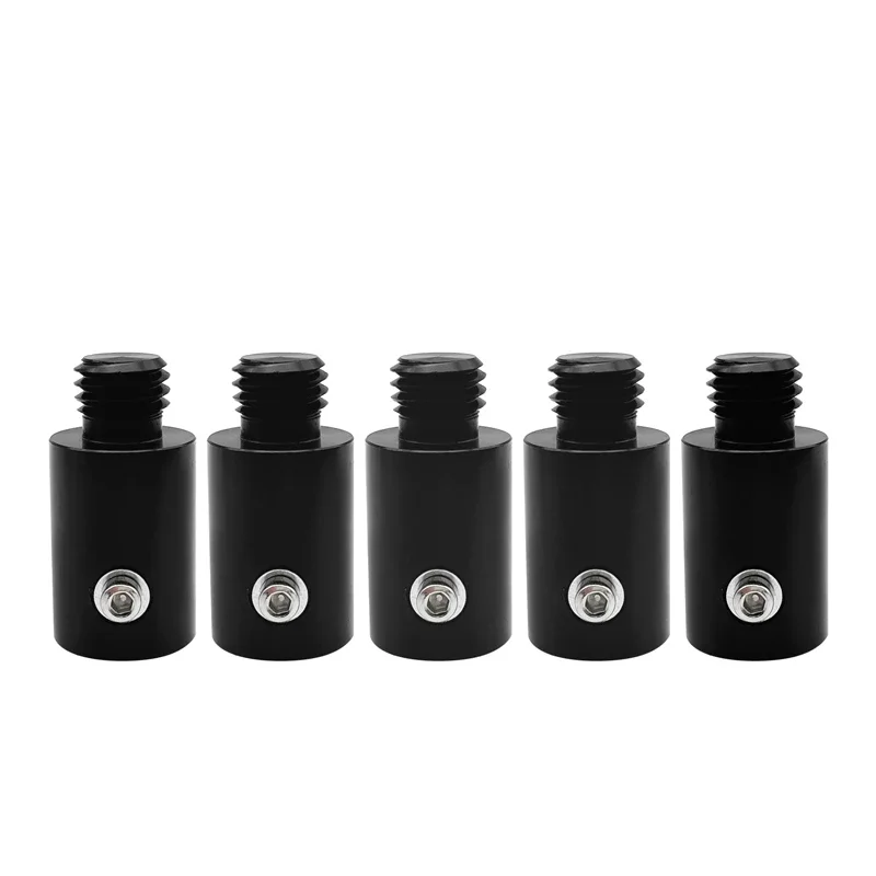 

5pcs Quick Release Adapters 5/8x11 Male Thread To Leica Type Prism Pole,Prism Adapter 5/8"x11 Thread for Leica Adaptor Surveying