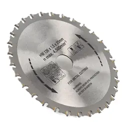 136 x 1.5 x 1.2 x 20 x 30T Circular Saw Disc for Metal Cutting